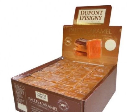 caramel d'Isigny - palet -Une spécialité gourmande de Normandie