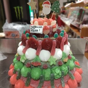 Gâteau de Bonbons Noël – Une Gourmandise Féérique